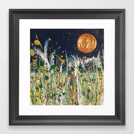 Harvest moon Framed Art Print