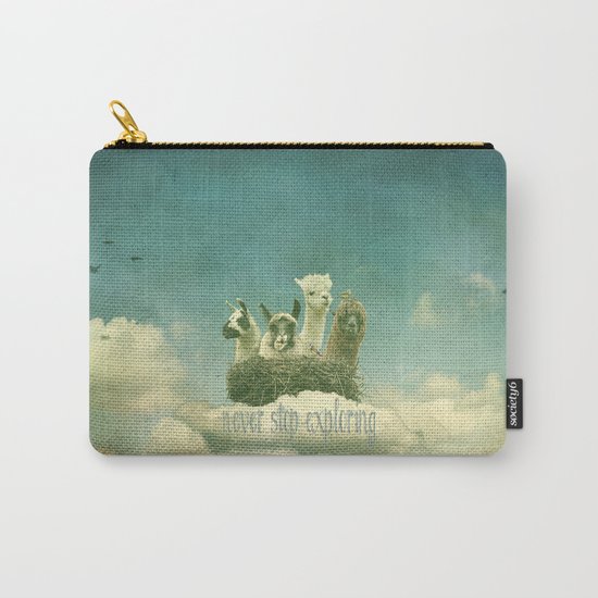 NEVER STOP EXPLORING THE CLOUDS Carry-All Pouch