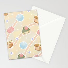 Macaron cookie matcha cake Stationery Card