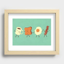 Let's All Go And Have Breakfast Recessed Framed Print