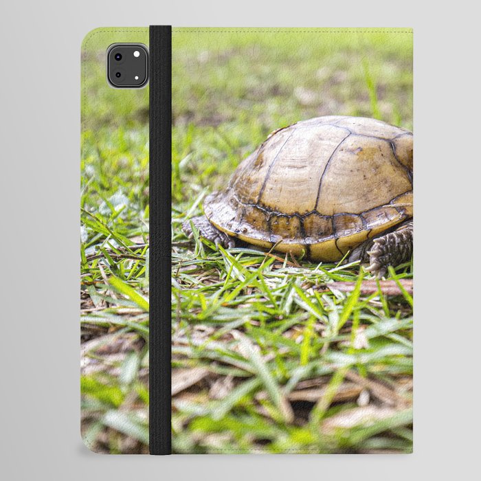 Turtle in the Grass iPad Folio Case