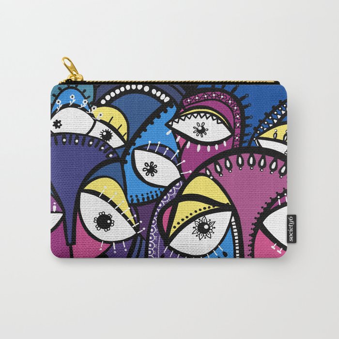 The Abstract Doodle Gang Carry-All Pouch
