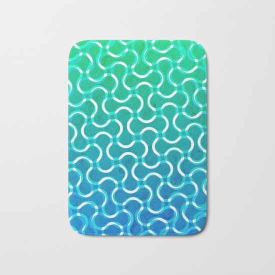 Motherboard Lines Bath Mat