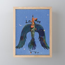 Love in the air Framed Mini Art Print