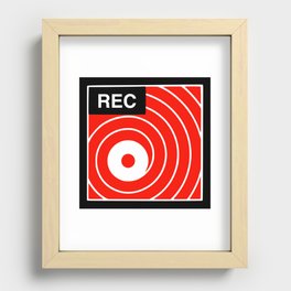 Reel Record Recessed Framed Print