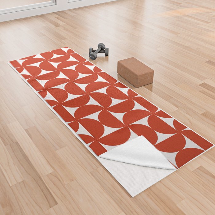 Patterned Geometric Shapes XXXIX Yoga Towel
