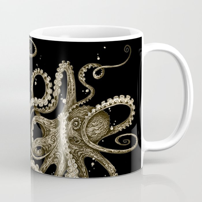 Octopsychedelia Sepia Coffee Mug