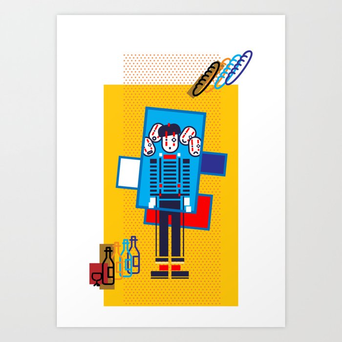 Mime's life is a cycle Art Print