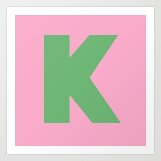 K is for... Art Print