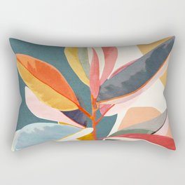 Colorful Branching Out 01 Rectangular Pillow