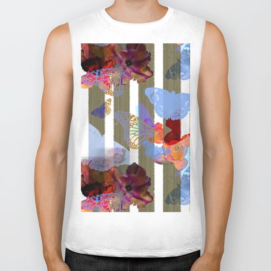Fly Flower Biker Tank