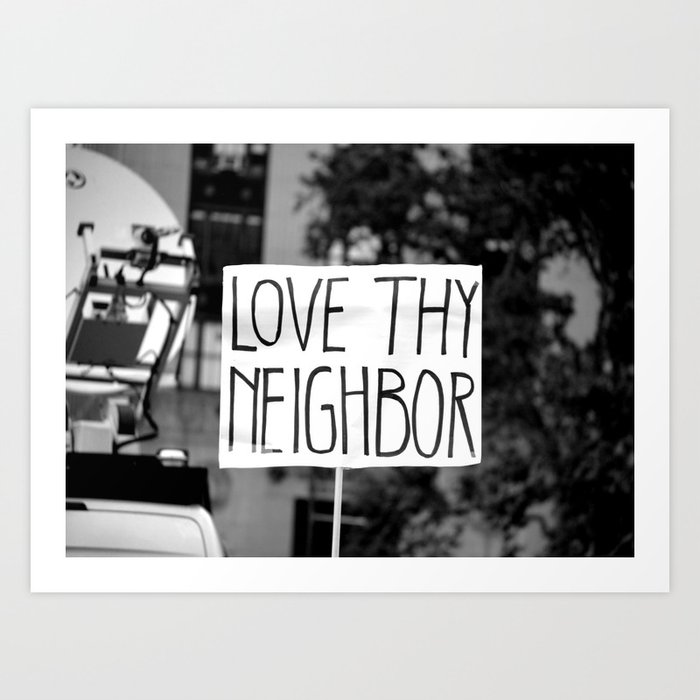 Neighbor Art Print