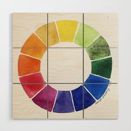 Color Wheel Wood Wall Art