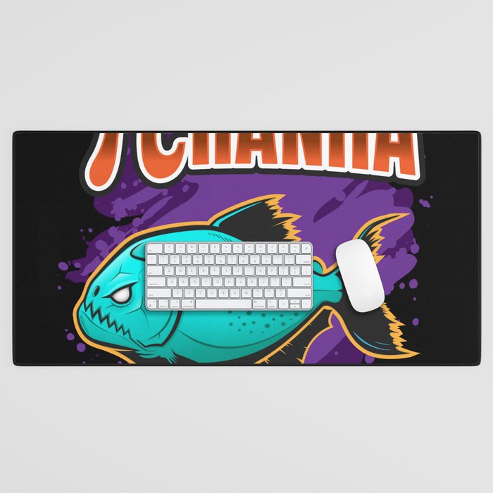 πRANHA Fish Predatory Math Mathematics Desk Mat