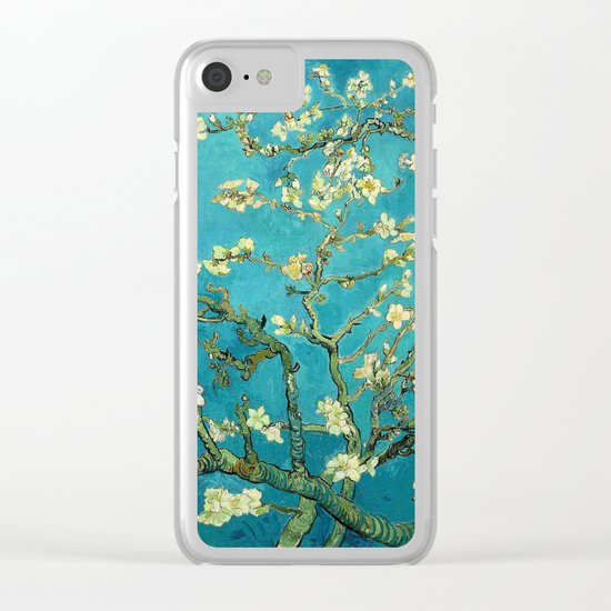 Vincent Van Gogh Blossoming Almond Tree Clear iPhone Case