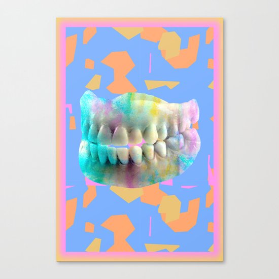 Dino tracks Canvas Print