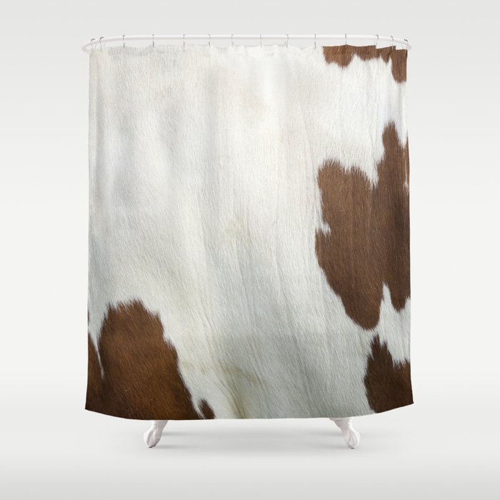 Cowhide V2 Shower Curtain By Gorillust Society6