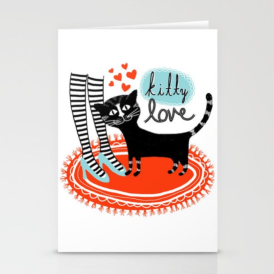 Kitty Love Stationery Cards
