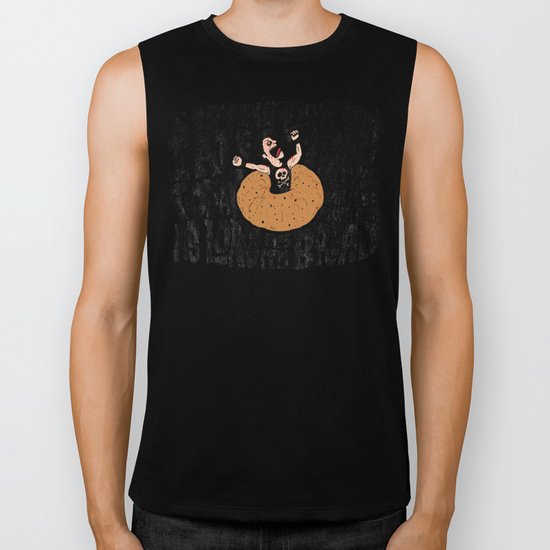 Last Bagel Caress Biker Tank