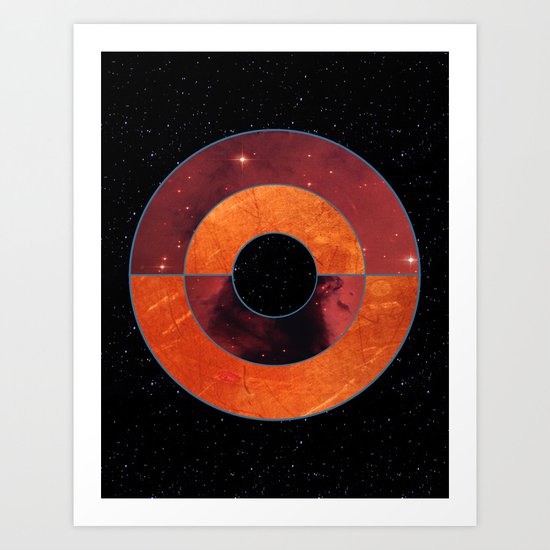 Abstract #204 The Black Hole Art Print