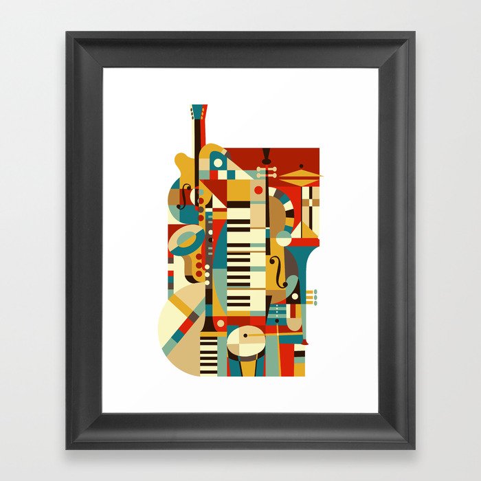Jazz Fusion Framed Art Print