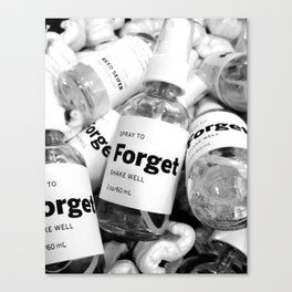 Spray To Forget Canvas Print
