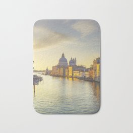 Venice Grand Canal and Santa Maria della Salute church Bath Mat