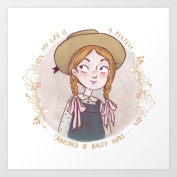 Anne Of Green Gables Art Print By Victoria Fantasma | Society6