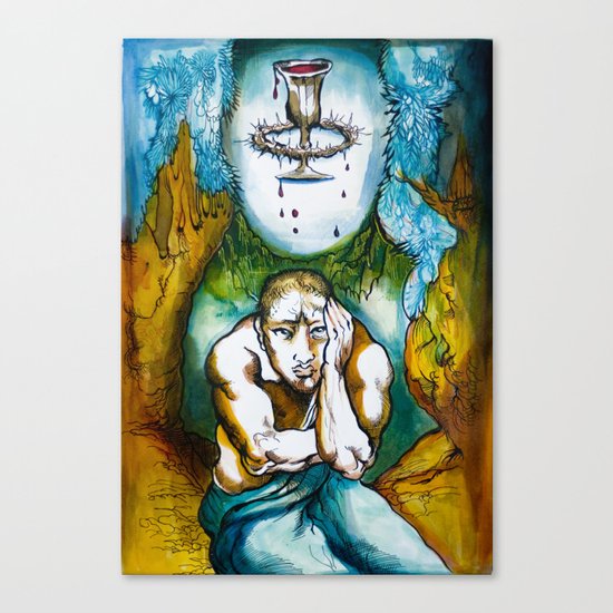 Agony in Gethsemane Canvas Print