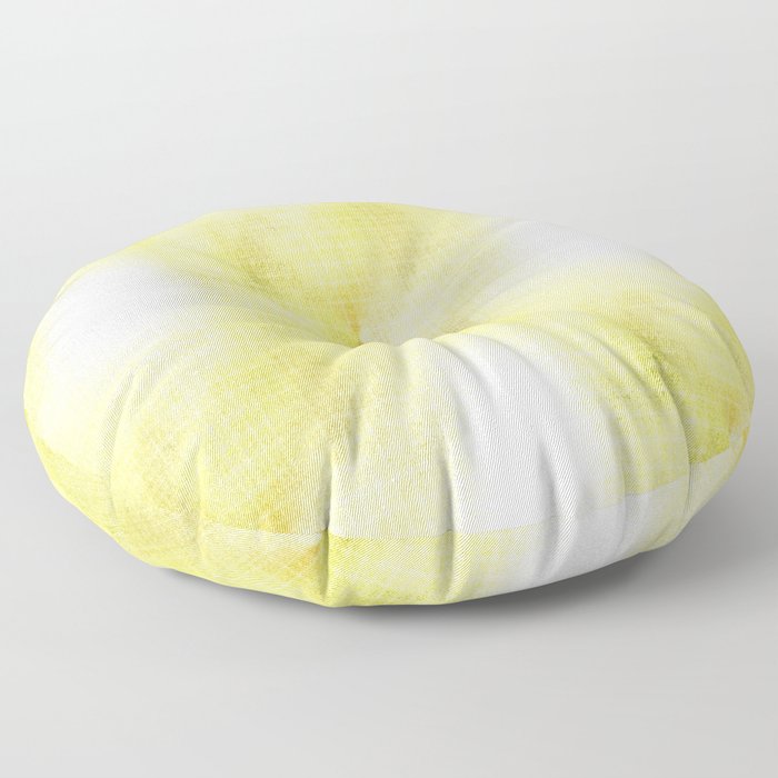 Green and White Abstract Floor Pillow