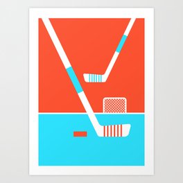 The Face-off Art Print