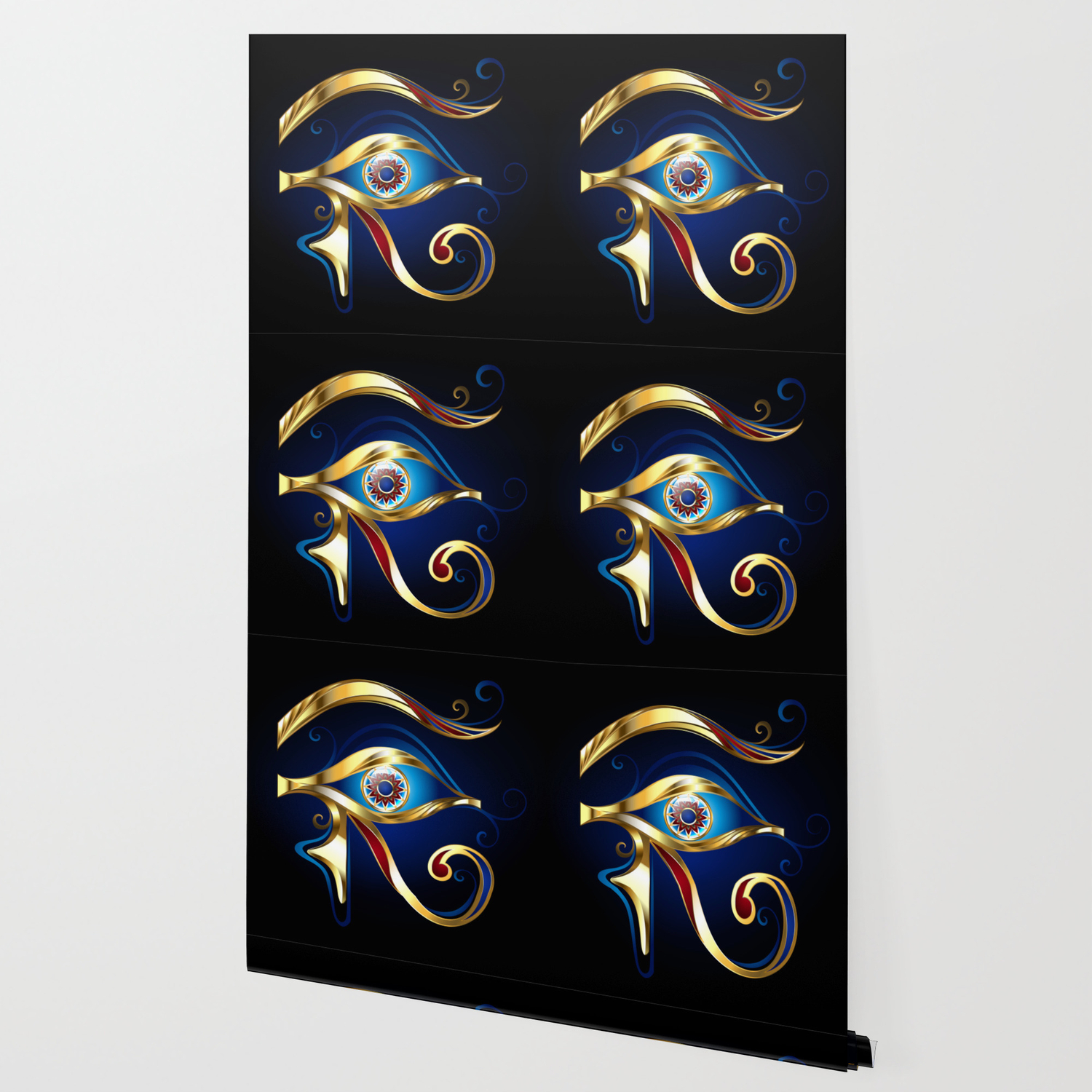 Gold Eye Of Horus Wallpaper By Blackmoon9 Society6