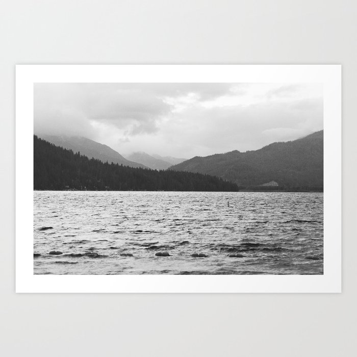 Lake Wenatchee Leavenworth Washington | PNW Mountain Lake | Pacific Northwest Film Photography Art Print