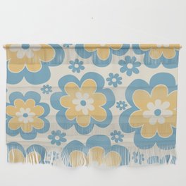 Colorful Retro Flower Pattern 598 Wall Hanging