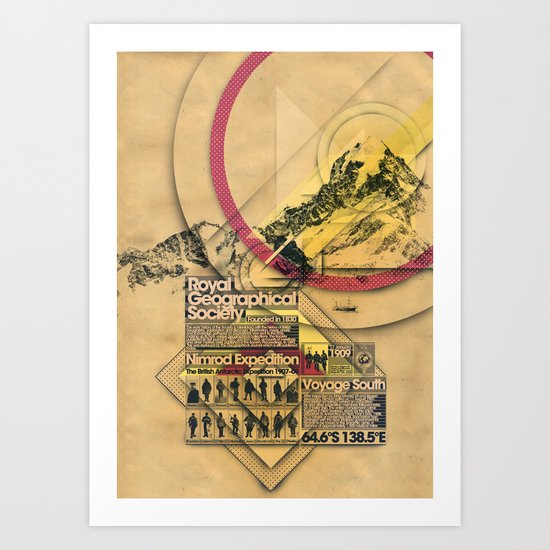 Expedition Nimrod - Exploration #2 Art Print