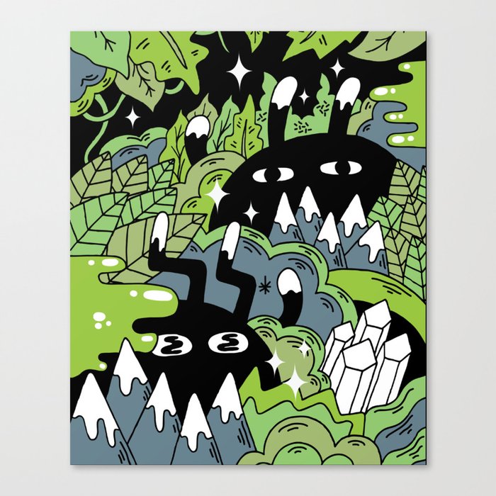 Little Lurkers Canvas Print