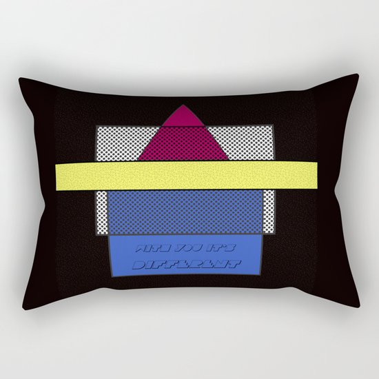 with you Rectangular Pillow