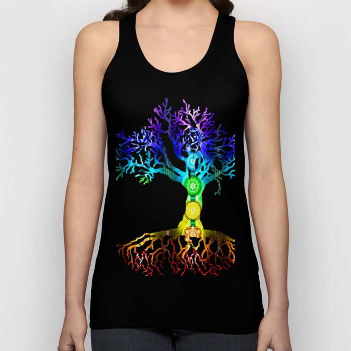 Chakra Tree of Life Tank Top by Wrinkled Hippie | Society6