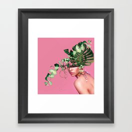 Lady Flowers VI Framed Art Print