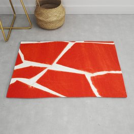 Red Area & Throw Rug