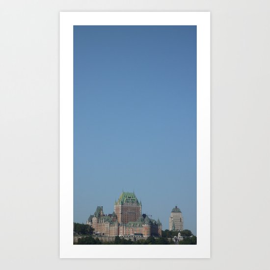 Quebec city Art Print