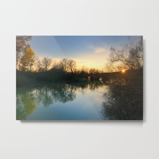 Spring sunrays Metal Print