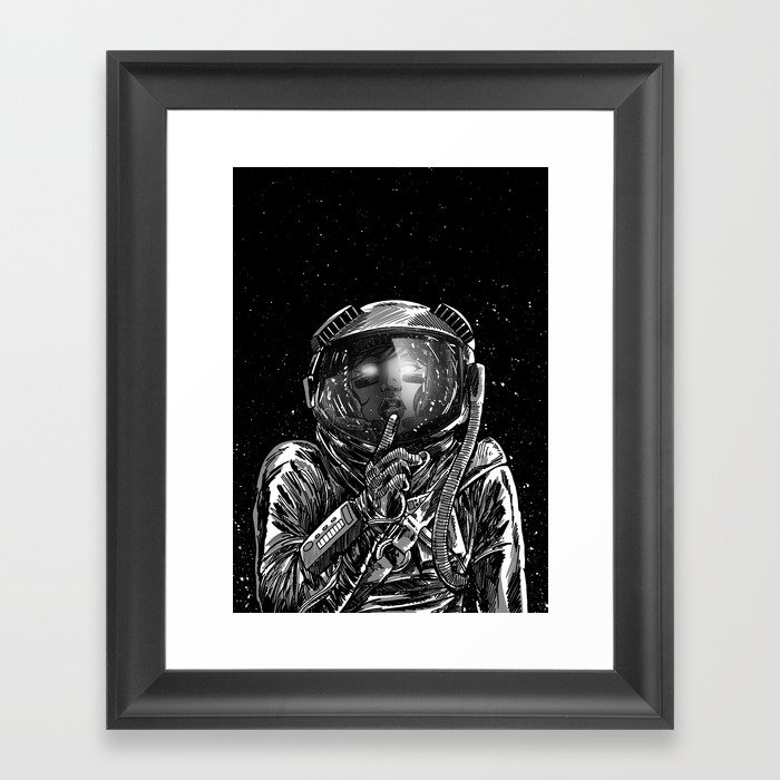 The Secrets of Space Framed Art Print