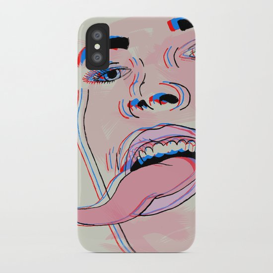 Funny Face iPhone Case
