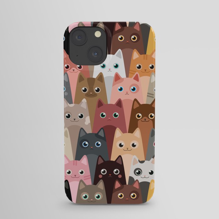 Cats Pattern iPhone Case
