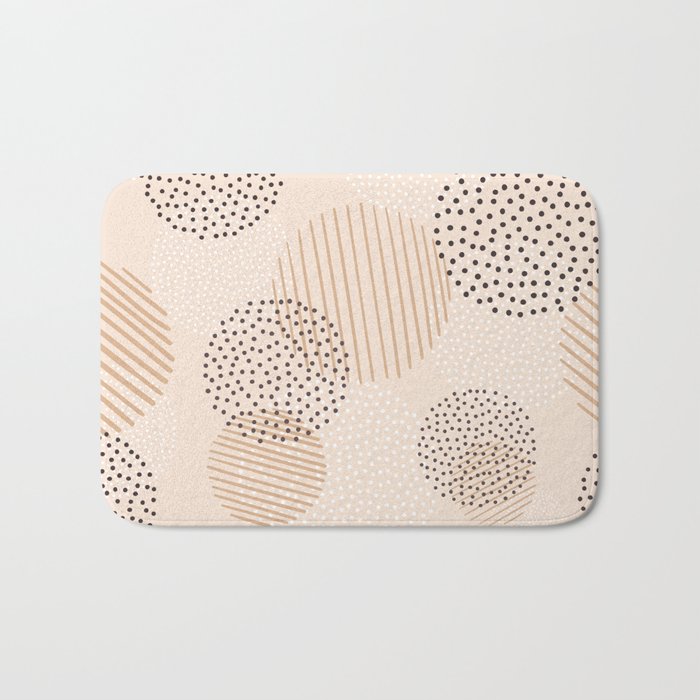 Luxury Golden colors Aesthetic Design Bath Mat