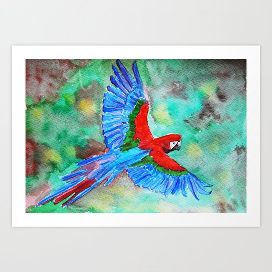 Parrot Art Print