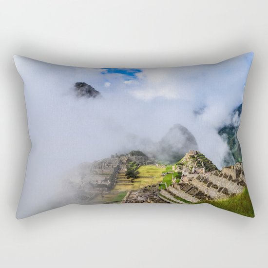 Machu Picchu Rectangular Pillow
