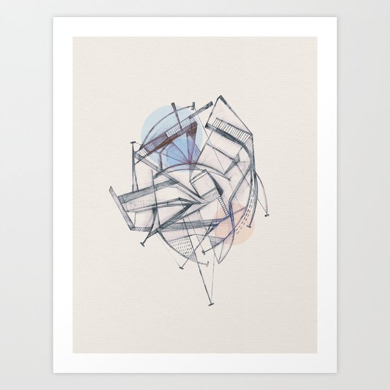 Structura II Art Print