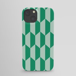 Minty Fresh Hex Tile iPhone Case